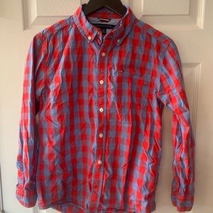 Tommy Hilfiger Boys button down checkered shirt